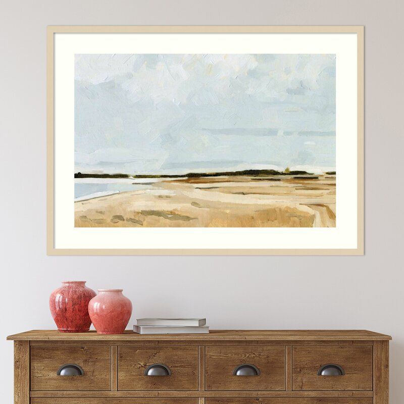 Quiet Coast I Picture Painting with frame thumbnail 2