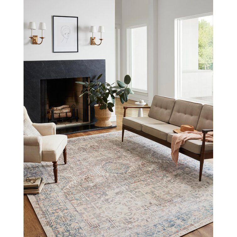 Jules Oriental NaturalOcean Area Rug thumbnail 2