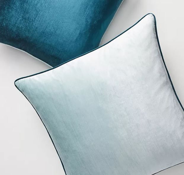 Adelina Slub Velvet Pillow thumbnail 2