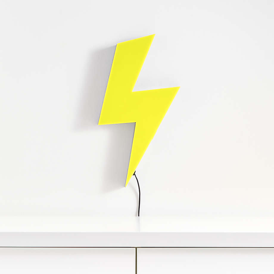 LED Lightning Bolt Wall Light thumbnail 4