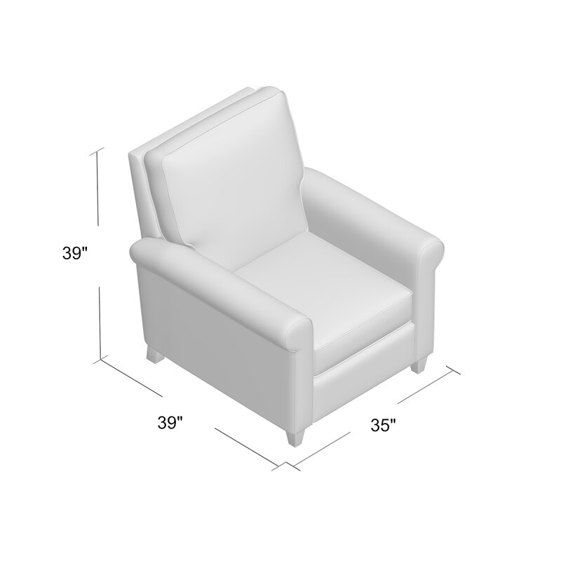 35 Wide Manual Standard Recliner thumbnail 3