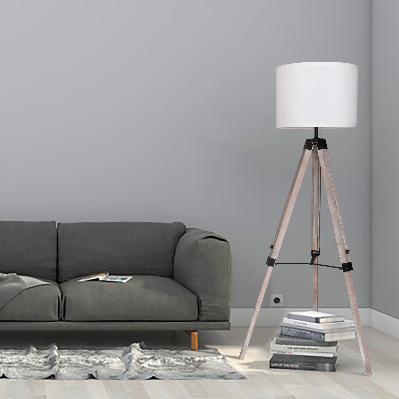 Zoie Tripod Floor Lamp thumbnail 2