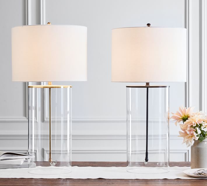 Aria Glass Table Lamp (23") thumbnail 5
