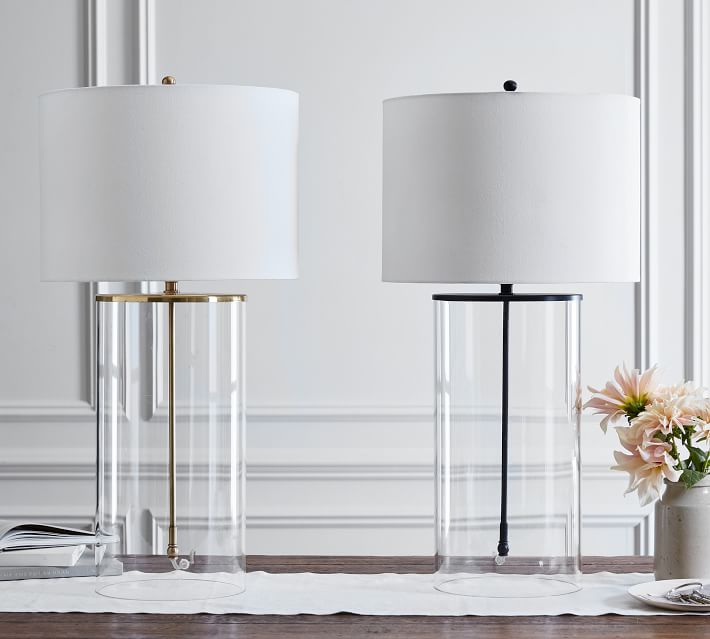 Aria Glass Table Lamp (23") thumbnail 2