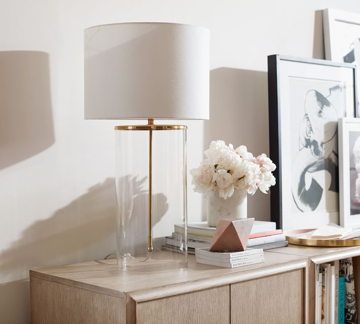Aria Glass Table Lamp (23") thumbnail 4