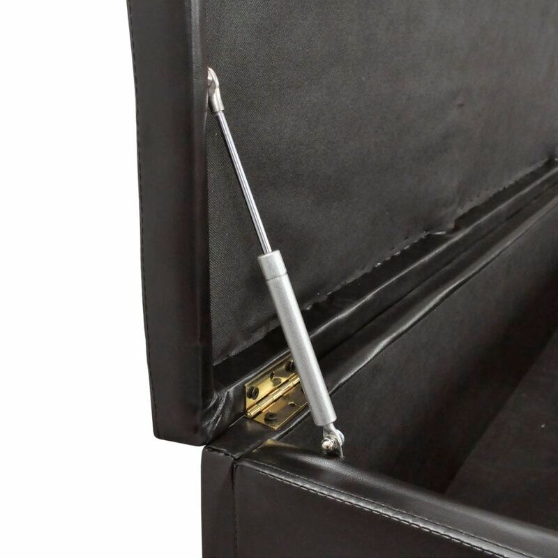 Tarbes Upholstered Flip Top Storage Bench thumbnail 5