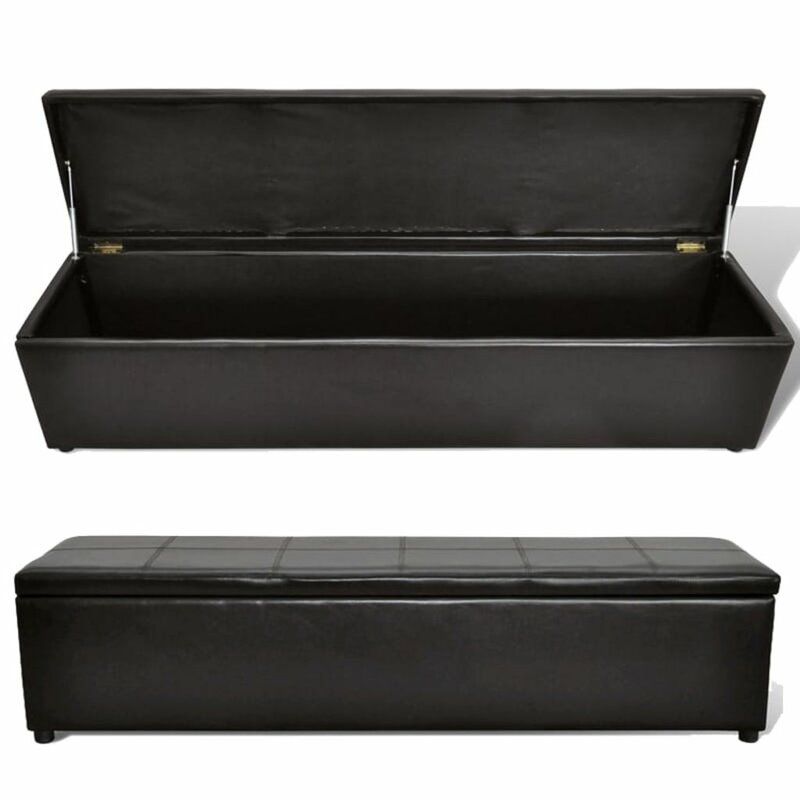 Tarbes Upholstered Flip Top Storage Bench thumbnail 3
