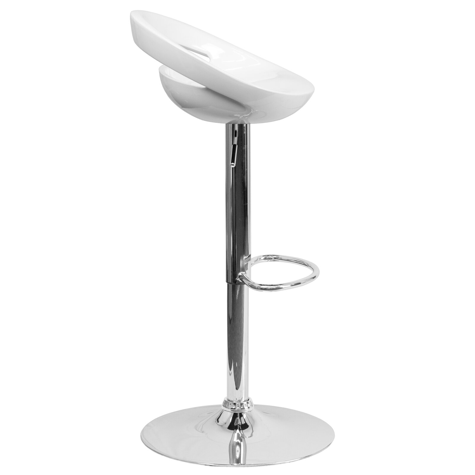 Claudine Swivel Adjustable Height Bar Stool thumbnail 2