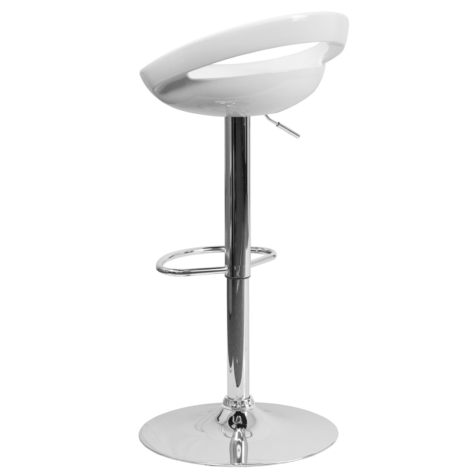 Claudine Swivel Adjustable Height Bar Stool thumbnail 4