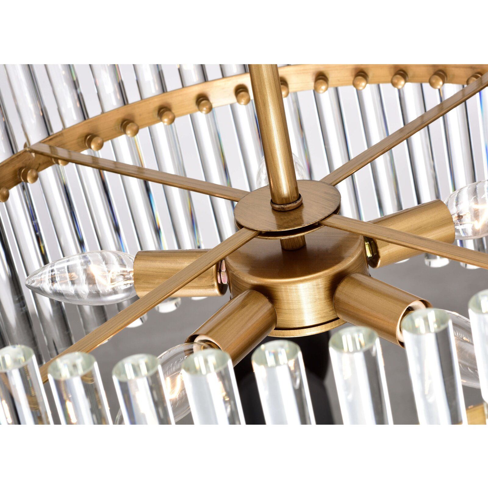 Neva 5 Light Candle Style Drum Chandelier thumbnail 2