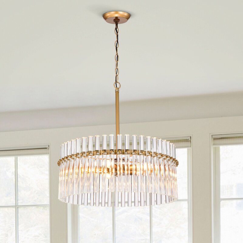 Neva 5 Light Candle Style Drum Chandelier thumbnail 5