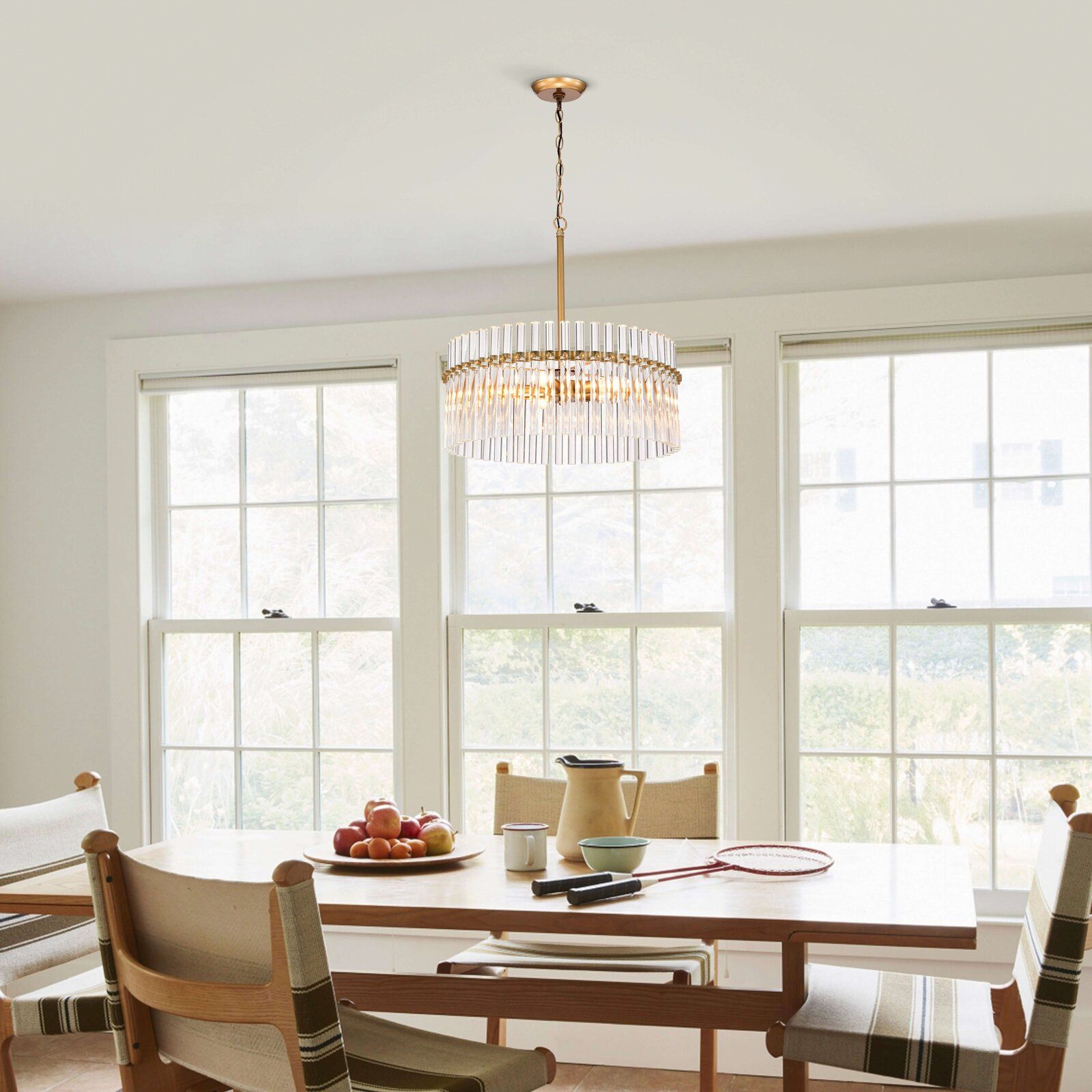 Neva 5 Light Candle Style Drum Chandelier thumbnail 6