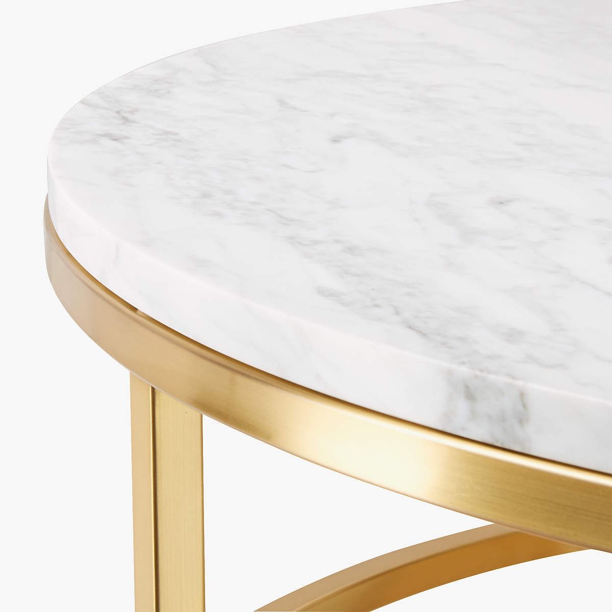 Smart Round Marble Brass Coffee Table thumbnail 5