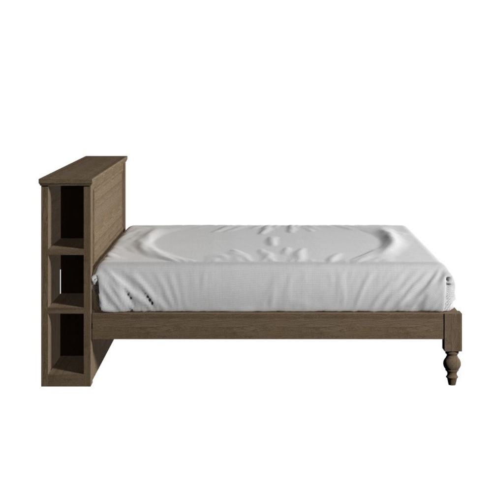 Astoria Storage Headboard and Platform Bed Rosedale Brown king size thumbnail 2