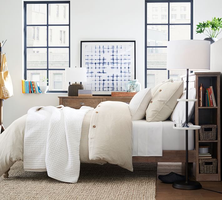 Astoria Storage Headboard and Platform Bed Rosedale Brown king size thumbnail 5