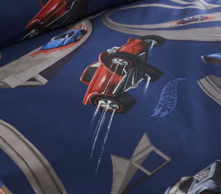 Hot Wheels Duvet Cover And full Shams  thumbnail 5