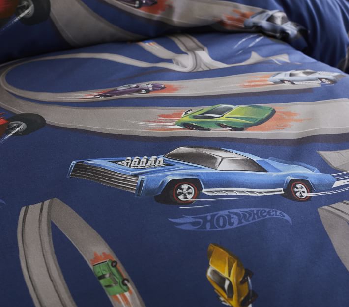 Hot Wheels Duvet Cover And full Shams  thumbnail 6