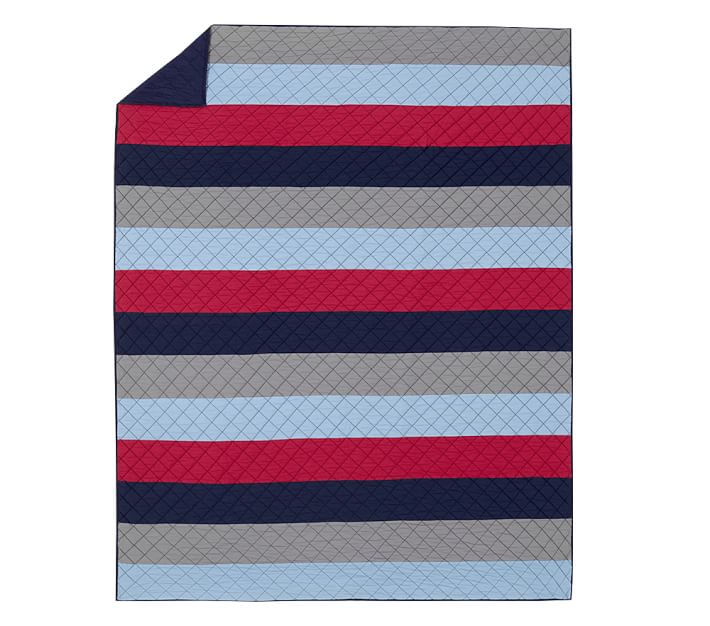 Block Stripe Queen Quilt thumbnail 3