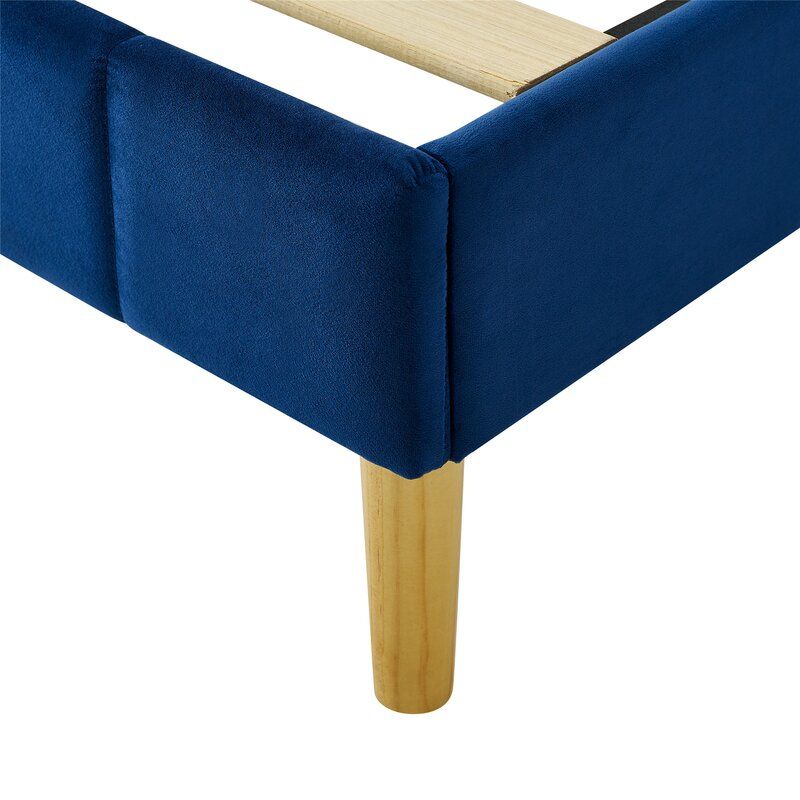 Tufted Low Profile Platform Bed thumbnail 3