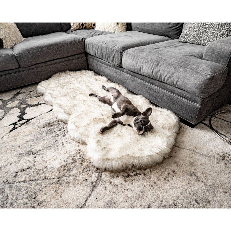Pretor Puprug Runner Faux Fur Memory Foam Dog Curve Mat thumbnail 2