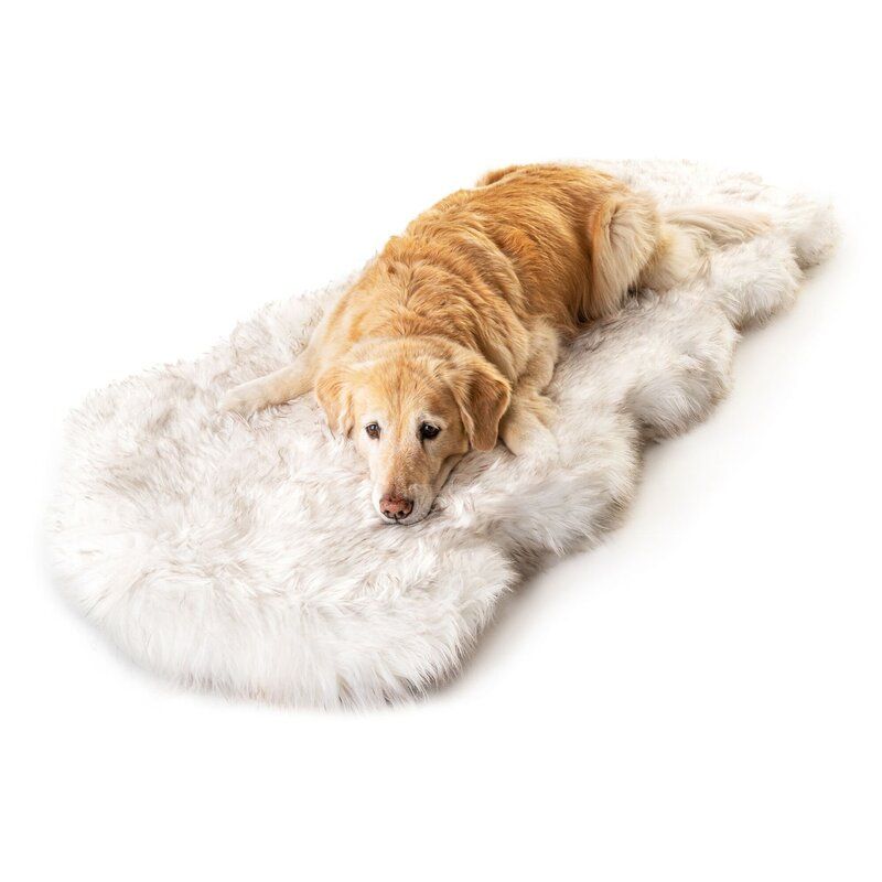 Pretor Puprug Runner Faux Fur Memory Foam Dog Curve Mat thumbnail 3