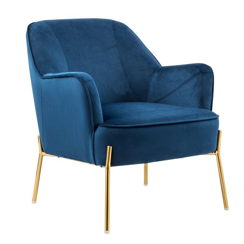 Cleo 28  Wide Velvet Armchair thumbnail 2