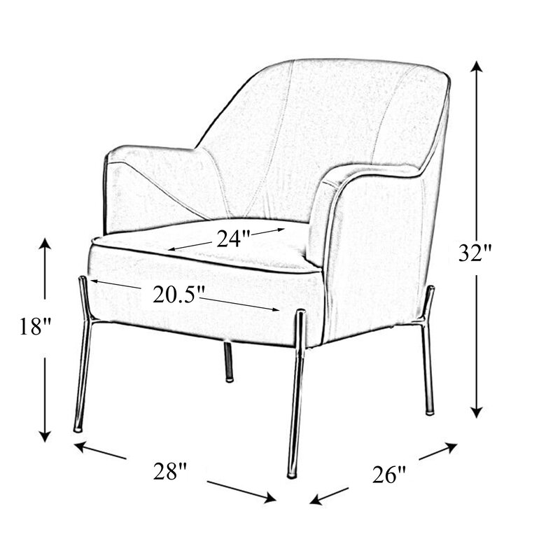 Cleo 28  Wide Velvet Armchair thumbnail 4