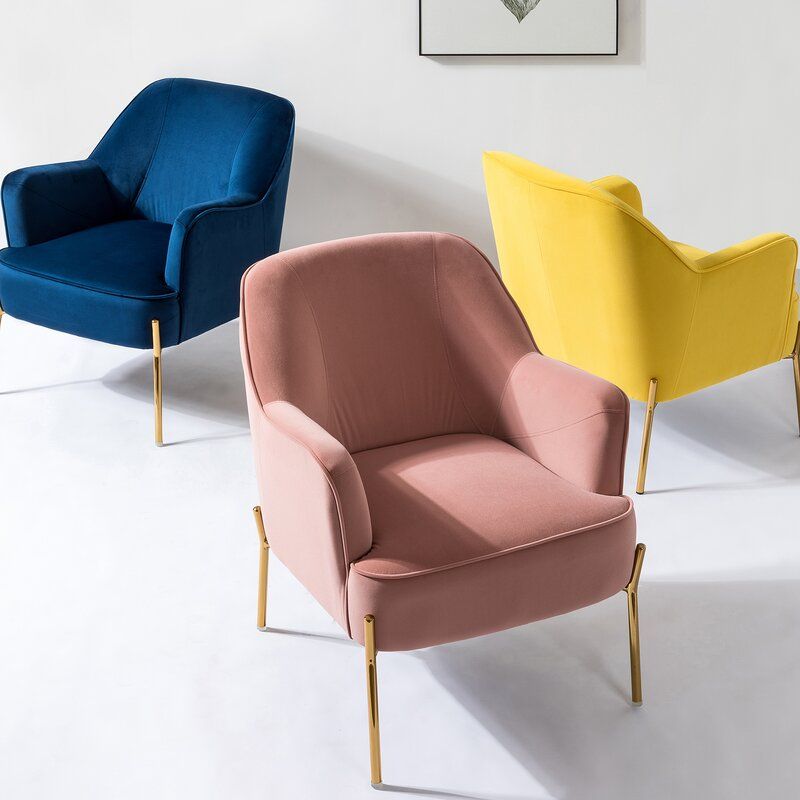 Cleo 28  Wide Velvet Armchair thumbnail 5