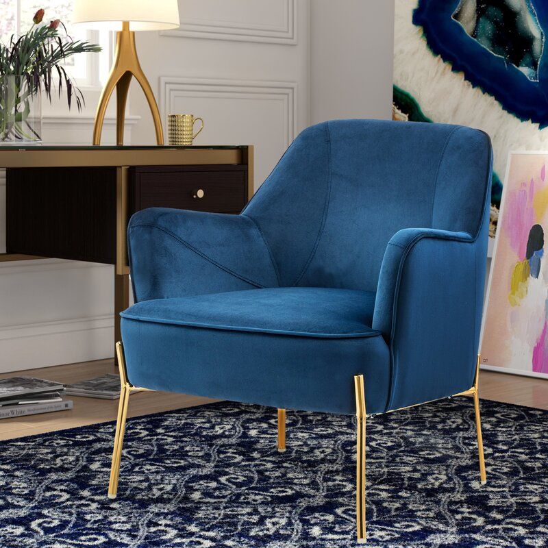 Cleo 28  Wide Velvet Armchair thumbnail 6