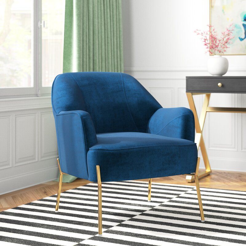 Cleo 28  Wide Velvet Armchair thumbnail 7