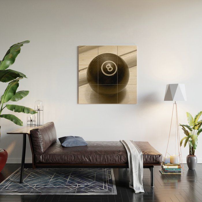 Billiard Ball Game Room Wood Wall Art thumbnail 2