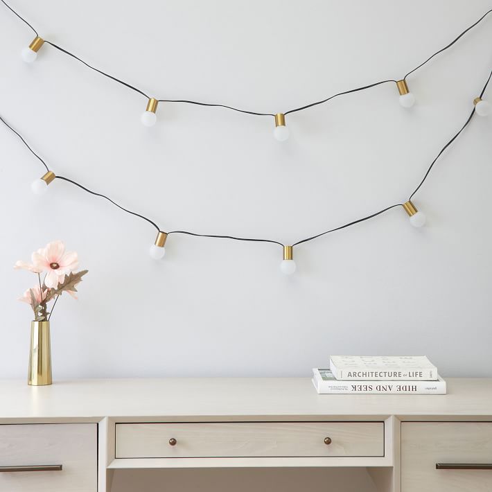 west elm x pbdorm Simple String Light thumbnail 2