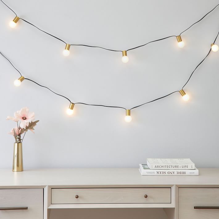 west elm x pbdorm Simple String Light thumbnail 5