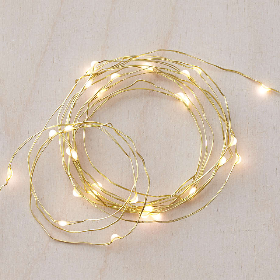 Twinkle Gold Outdoor String Lights thumbnail 2
