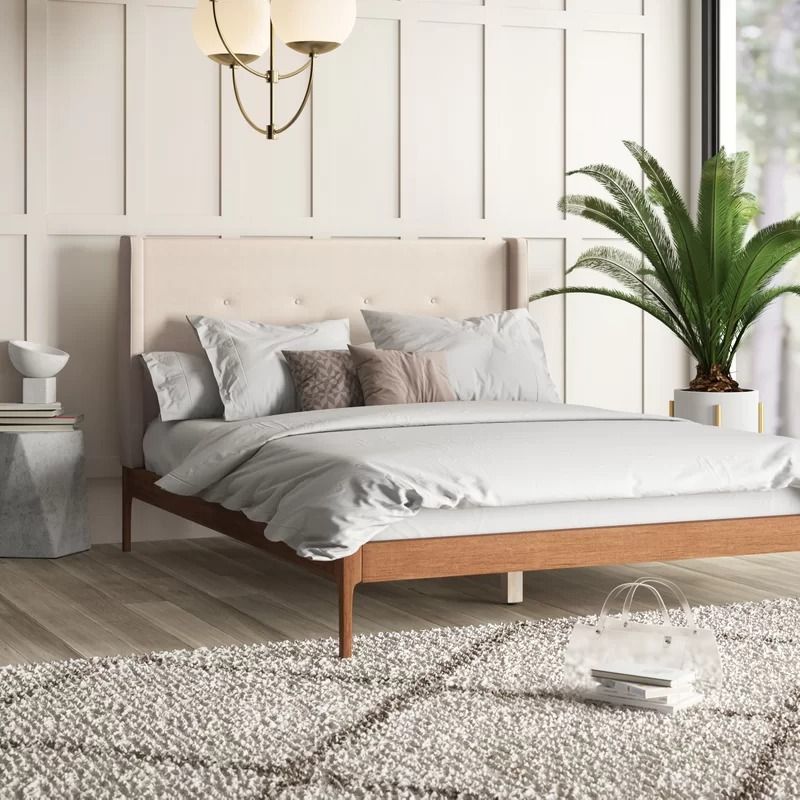 Ellerman Tufted Platform Queen Bed thumbnail 2