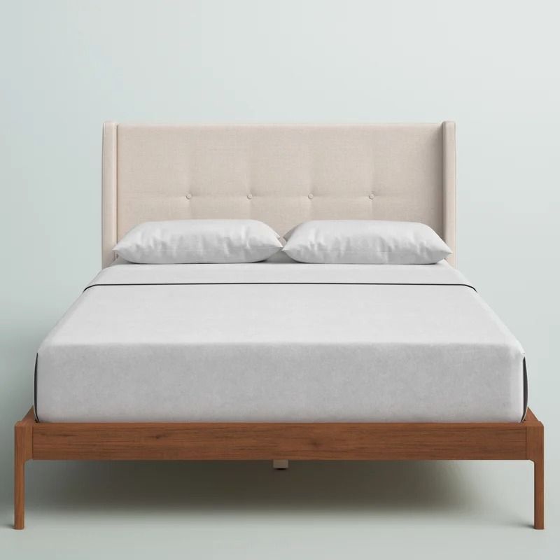 Ellerman Tufted Platform Queen Bed thumbnail 3