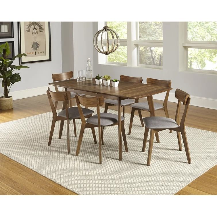 Winona Butterfly Leaf Solid Wood Dining Table thumbnail 2