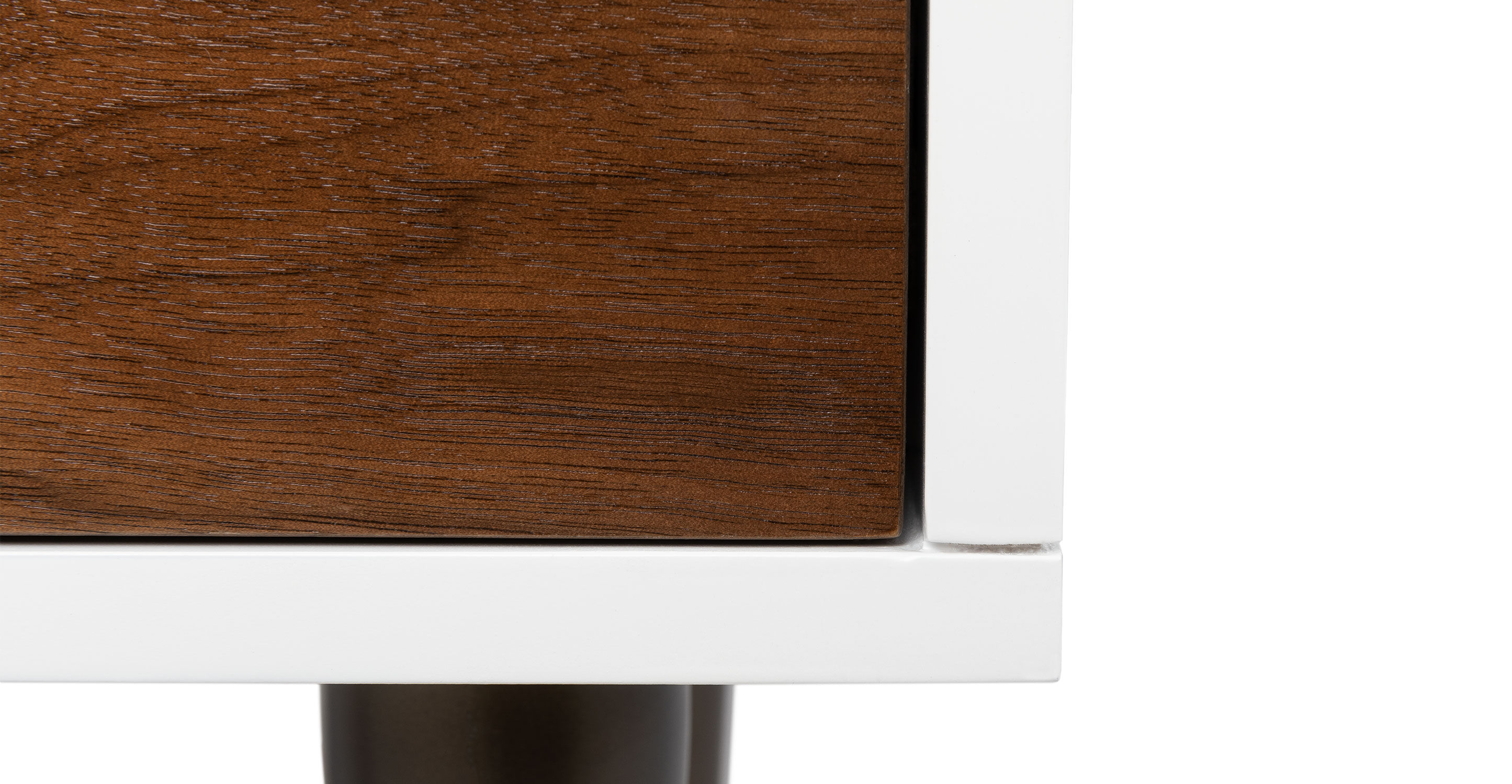Envelo White / Walnut 1 Drawer Nightstand thumbnail 6