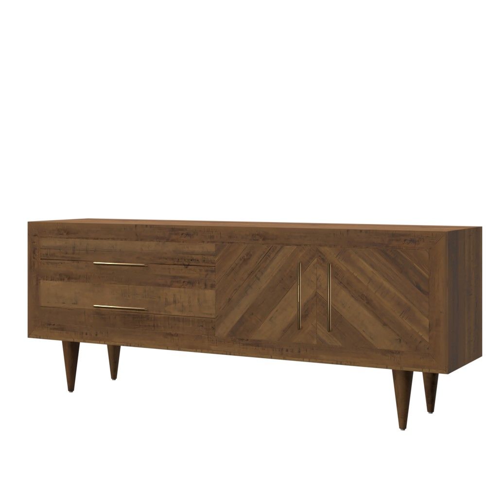 Alexa Reclaimed Wood Media Console thumbnail 3