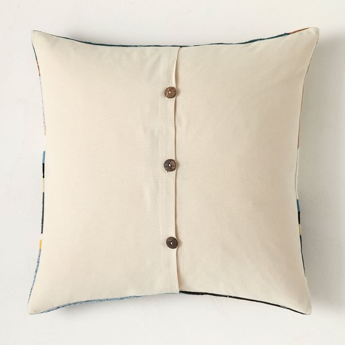 Crewel Rising Tide Pillow Cover no insert thumbnail 3
