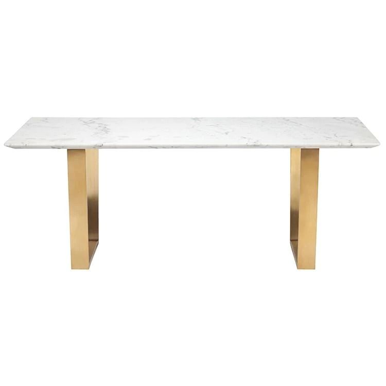 Catrine Dining Table in Various Colors and Finishes thumbnail 2