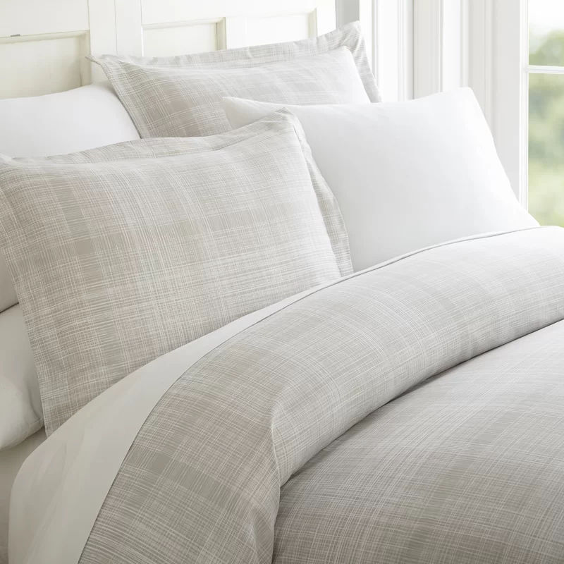 Youmans Microfiber Modern and Contemporary Duvet Cover Set thumbnail 2