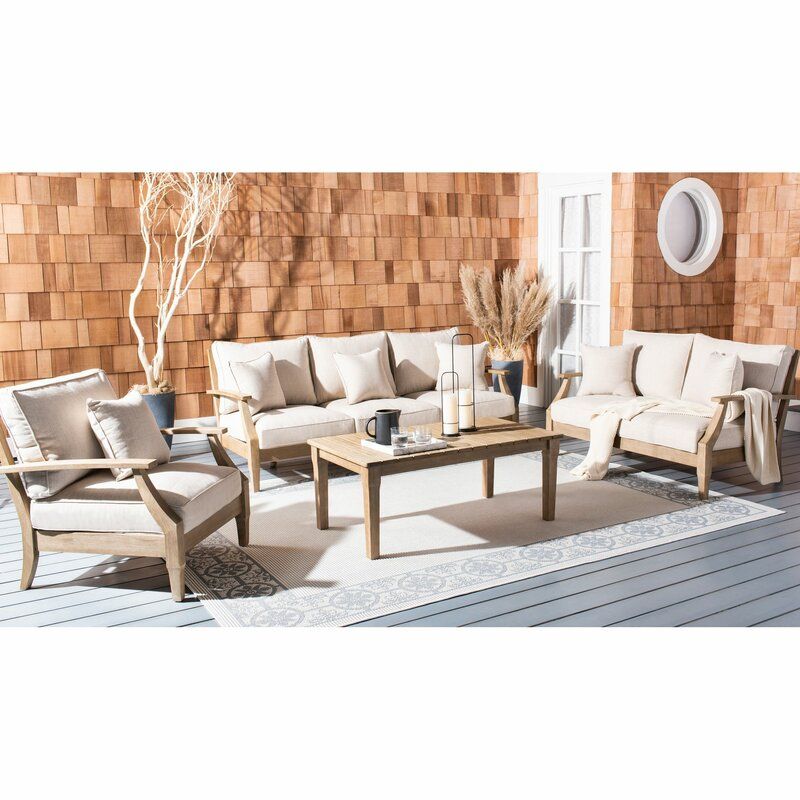 Ducan Outdoor Loveseat with Sunbrella Cushions thumbnail 3
