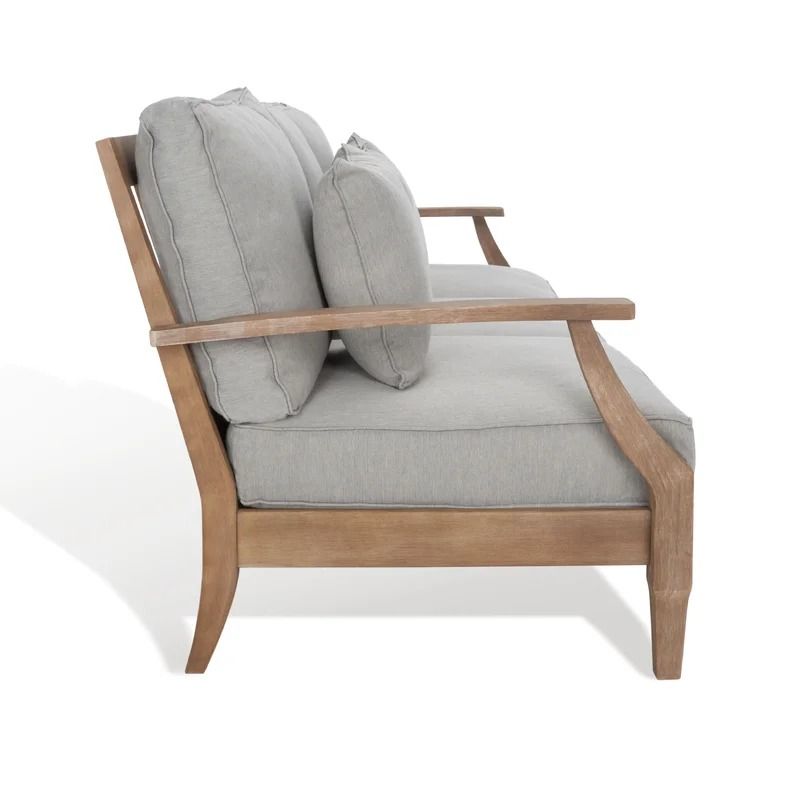 Ducan Wide Outdoor Patio Sofa with Sunbrella Cushions thumbnail 4