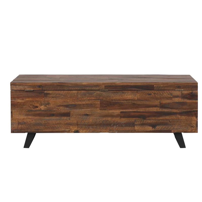 Coburn Wood Flip Top Storage Bench thumbnail 3