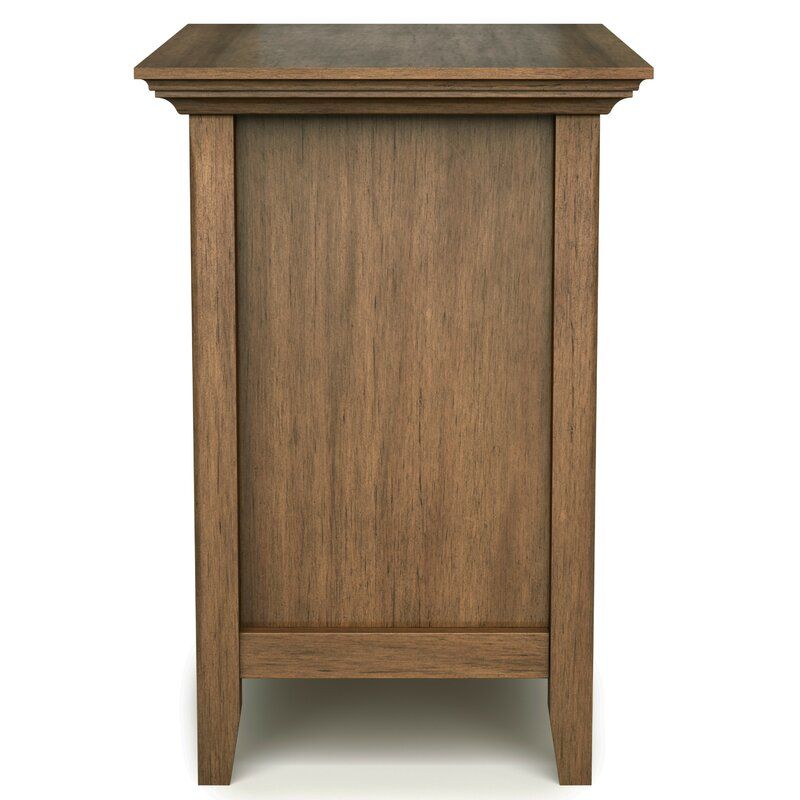 Mccoppin 2 Drawer Solid Wood Nightstand thumbnail 4