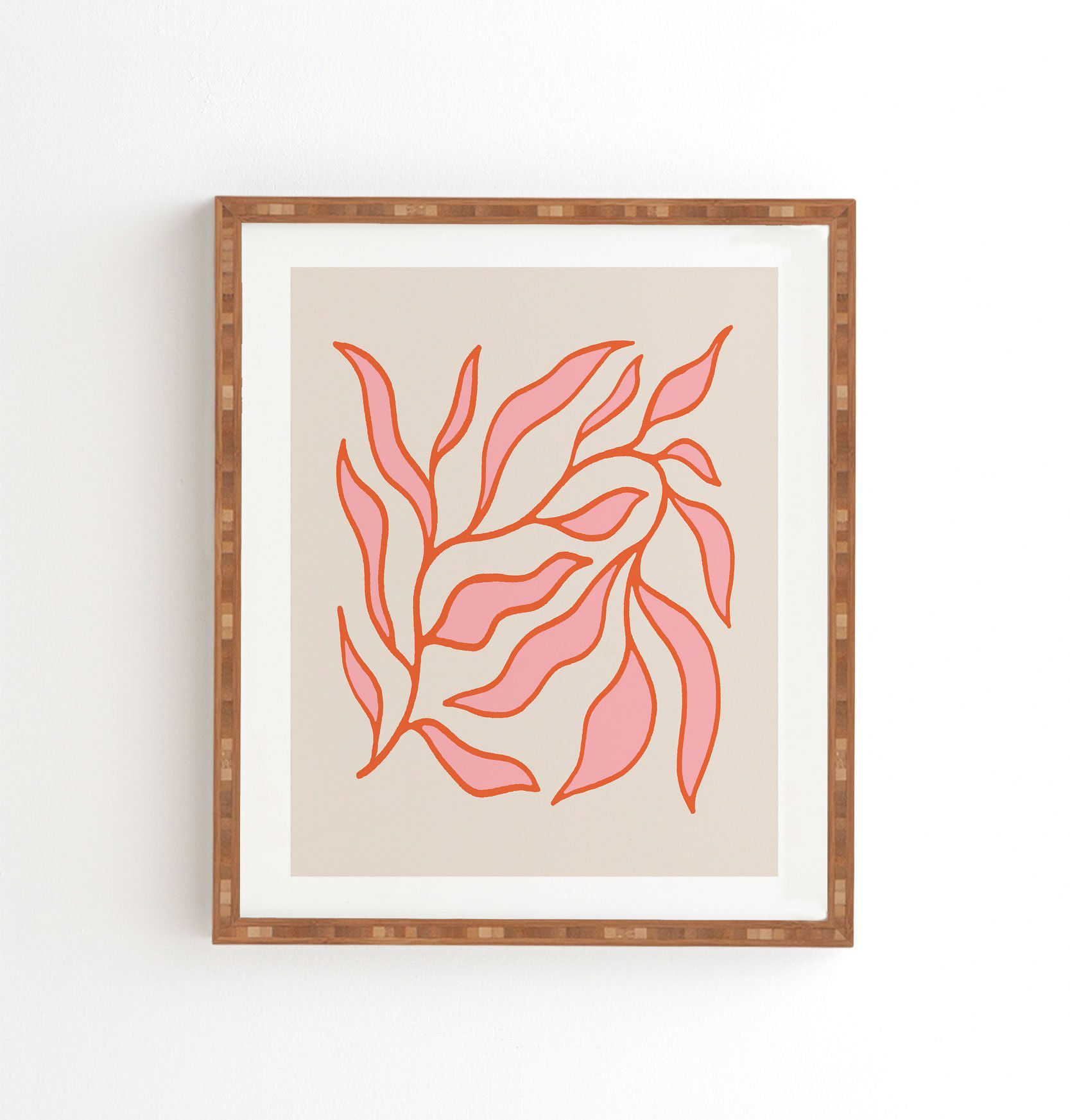 SWEET PEA PINK ART WITH FRAME thumbnail 2