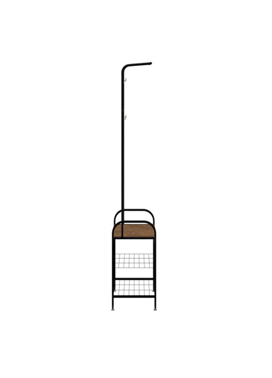 Odysseus Hall Tree with Bench and Shoe Storage thumbnail 3