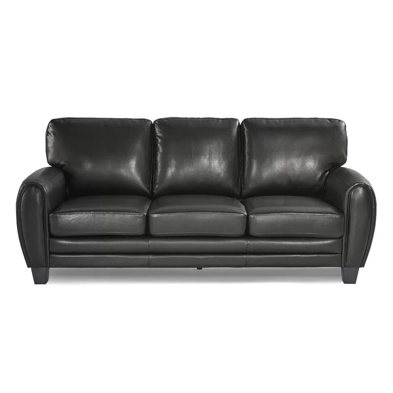 Leith 35.5 Faux Leather Round Arm thumbnail 4