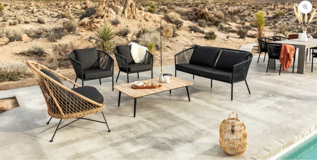 Corda Slate Gray Lounge Chair thumbnail 4